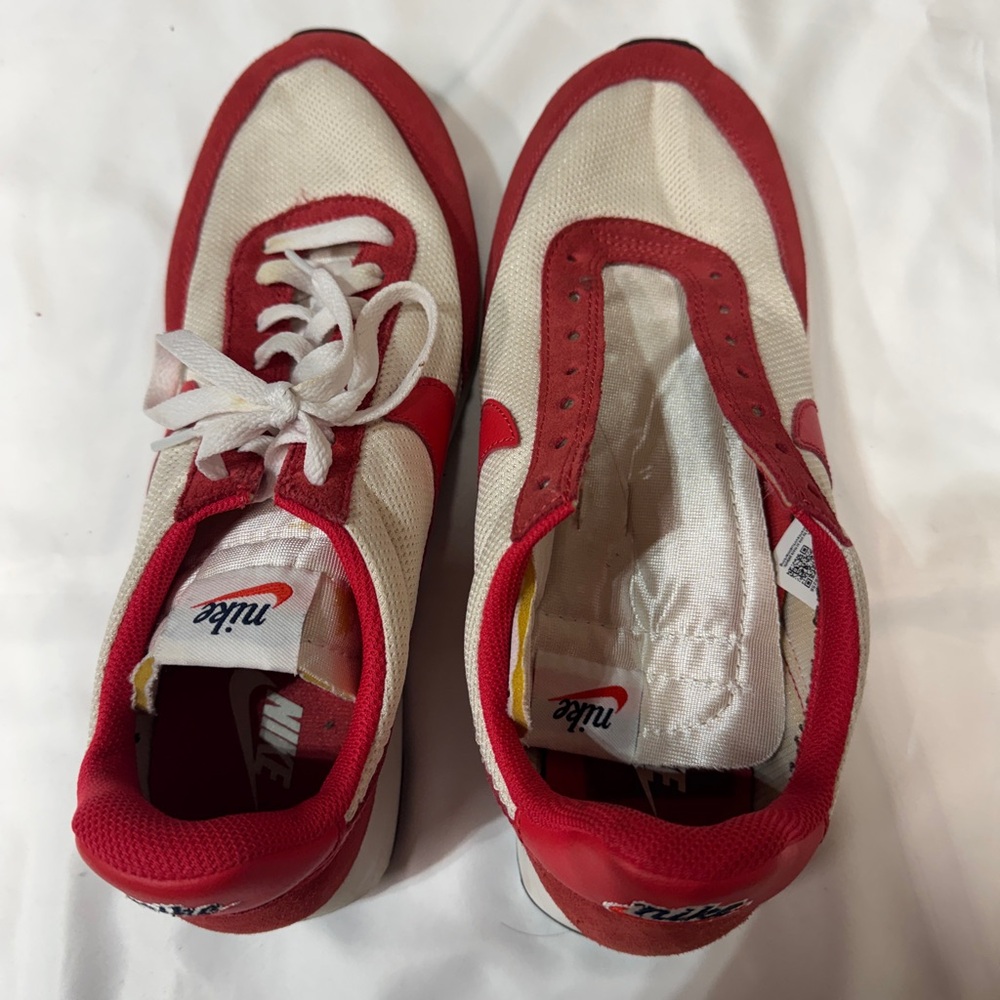 Nike Men’s Red and White Low-Profile Retro Sneakers - Picture 5 of 5